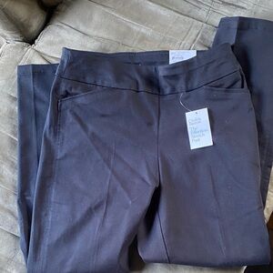 Croft & Barrow Women's Black Stretch Pants